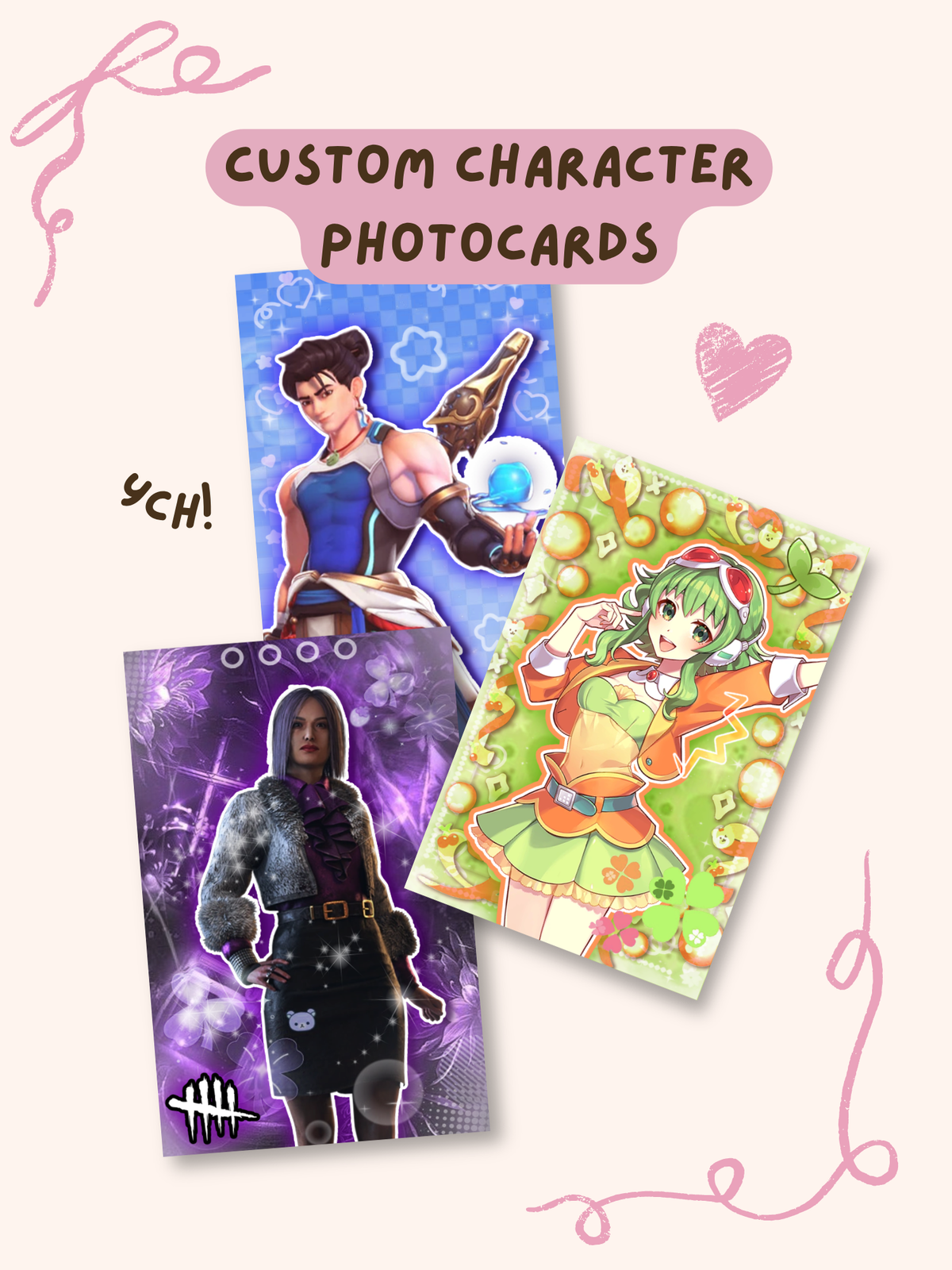 YCH Custom Character Photocard