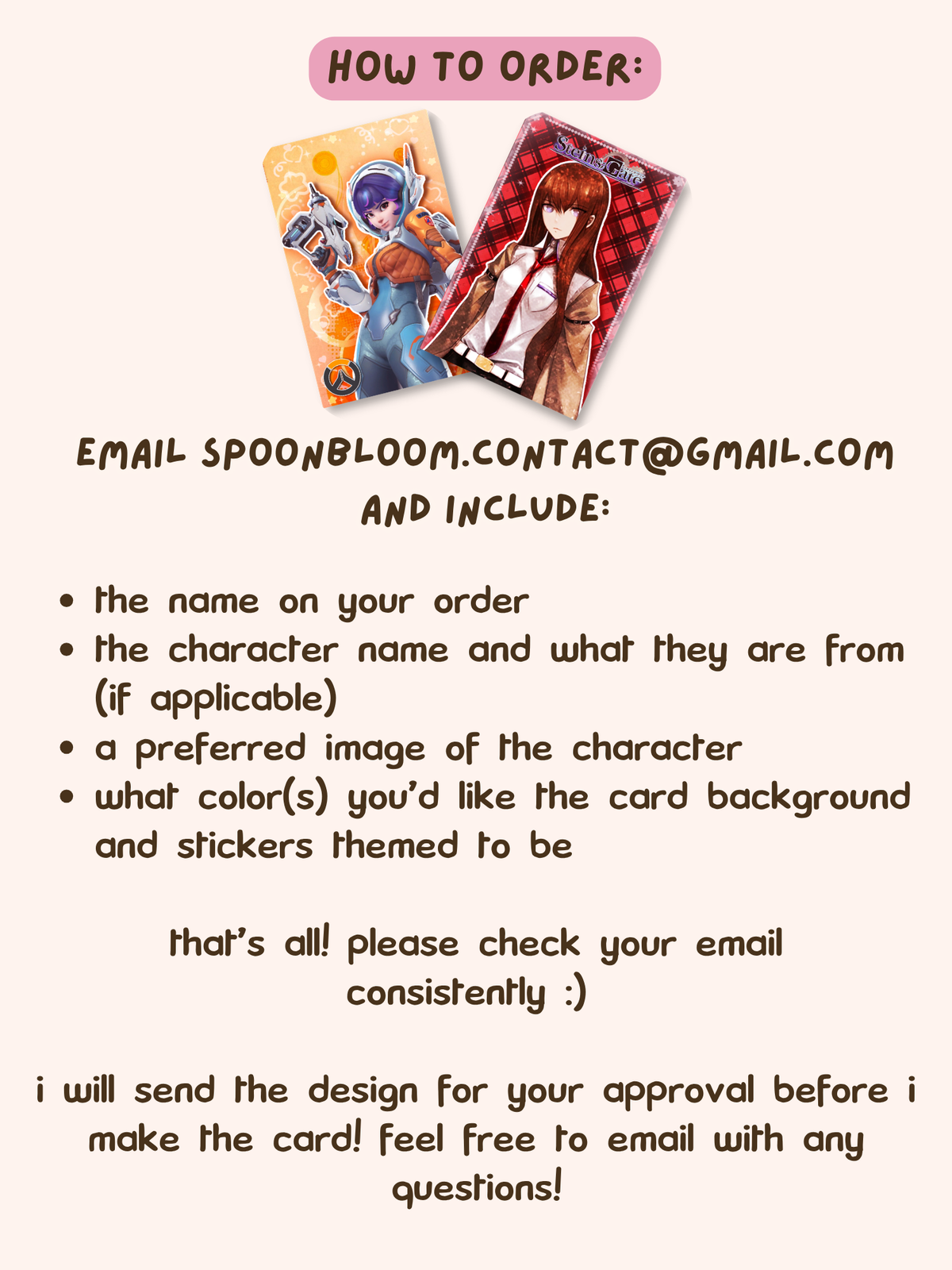 YCH Custom Character Photocard