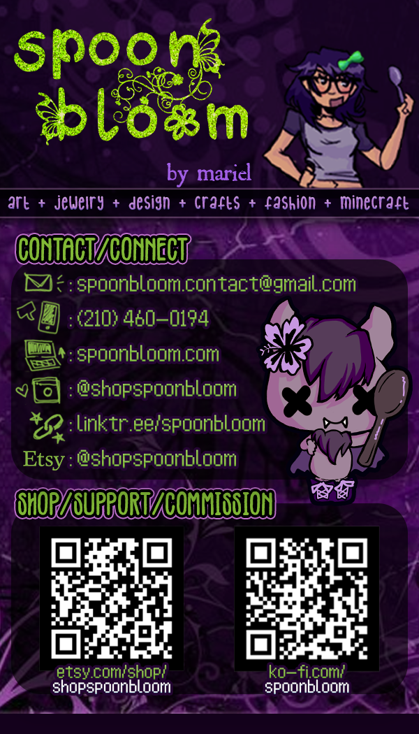 SpoonBloom Business Card